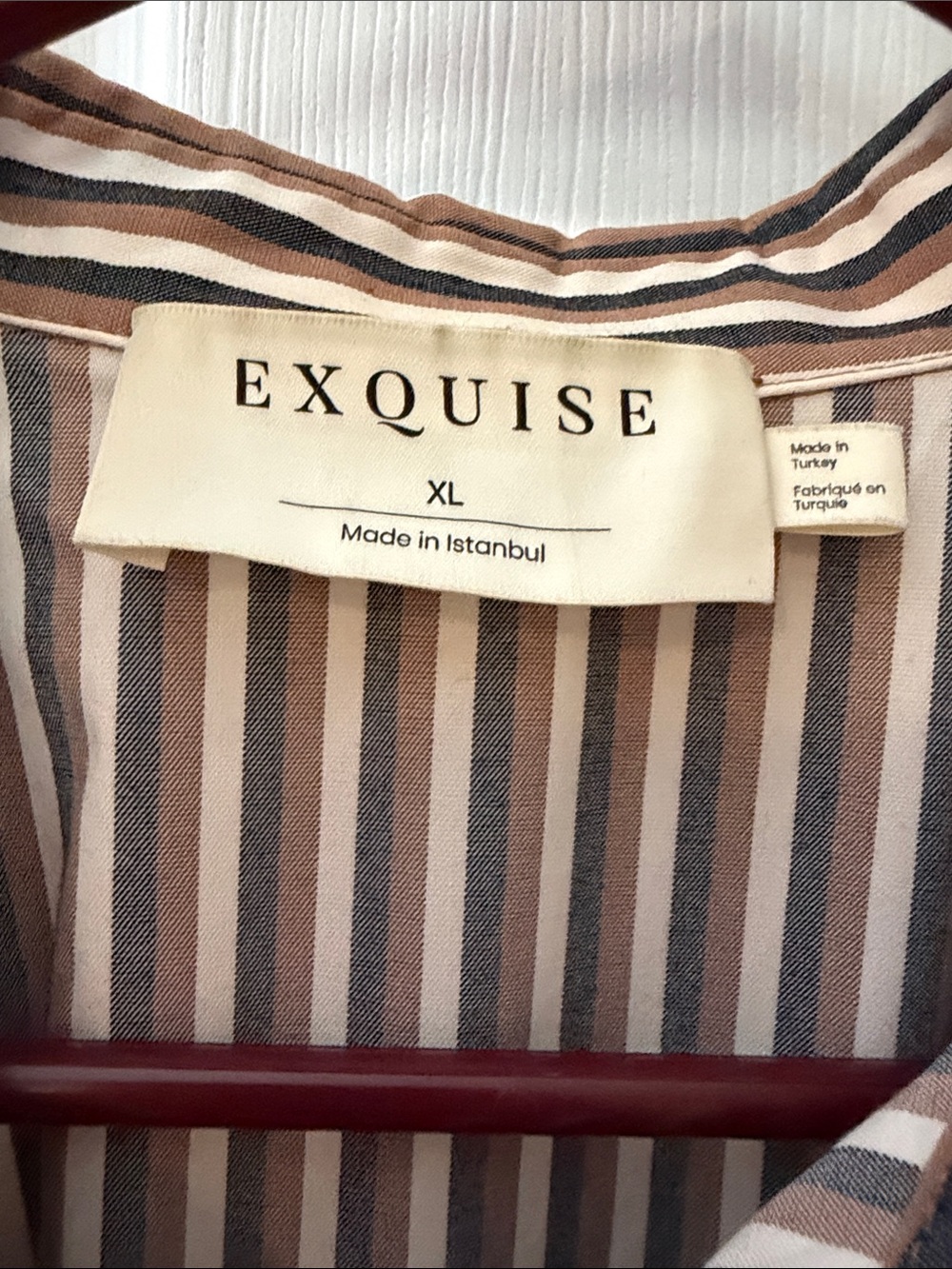 Anthropologie Exquie striped dress sz XL - Picture 2 of 5